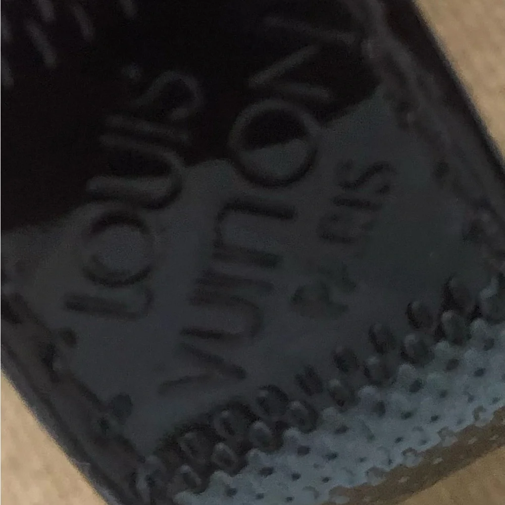 Louis Vuitton Checkered Dark Burgundy Patent Leather Wristband Bracelet Strap